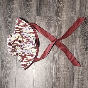 🎉 Open Edit wide brim Bucket Hat with tie 🎉